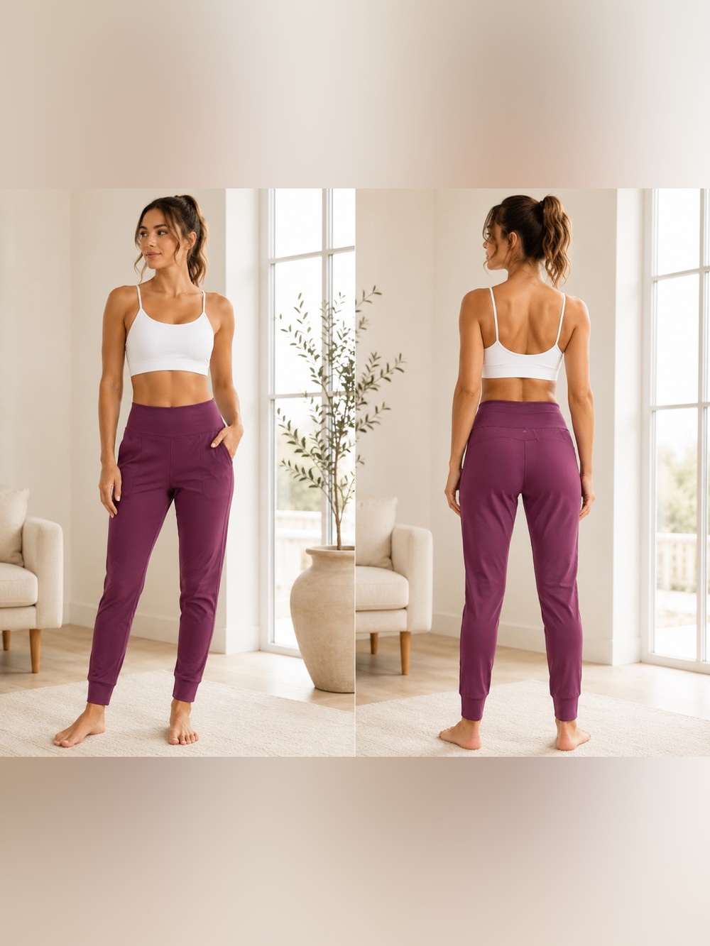 Mountain Hardwear Women's Blackberry Colorway Active Joggers XS EUC
